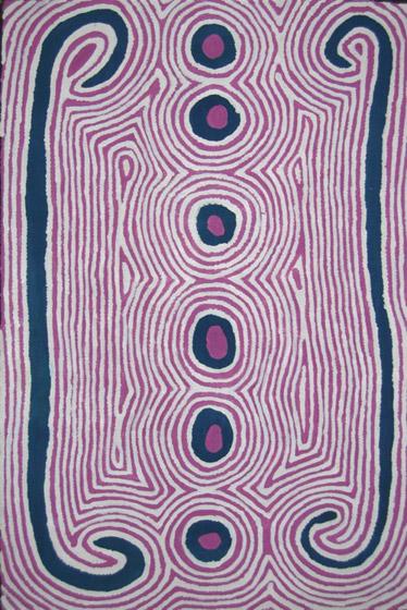 'Rainbow Serpent' - Alice Nampitjimpa