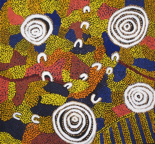 'Cockatoo Tjukurrpa' - Desmond Impu Tjapaltjarri